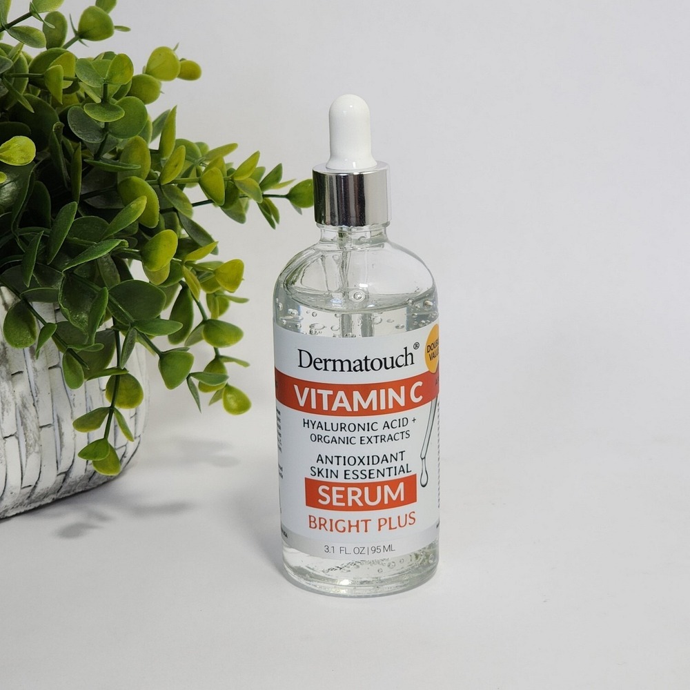 Dermatouch Vitamin C Hyaluronic Acid Face Serum Bright Plus 3.3 fl oz / 95 mL
